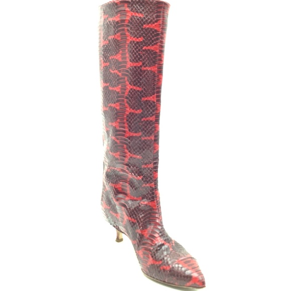 Tibi Mid Calf Leather Boots Size: 6.5 - Picture 1 of 6